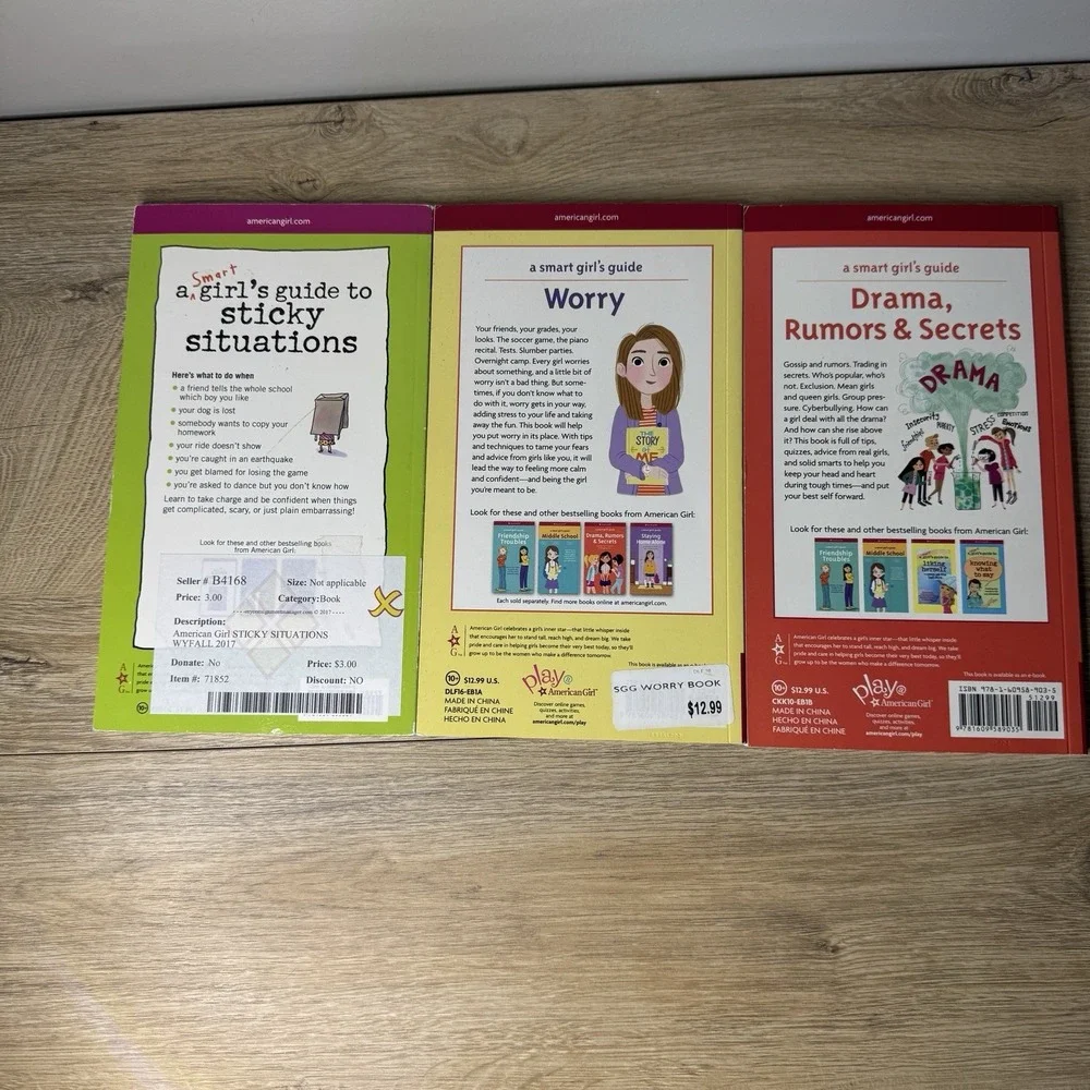 Lot of 6 Assorted American Girl Books Young Reader‎ Paperback